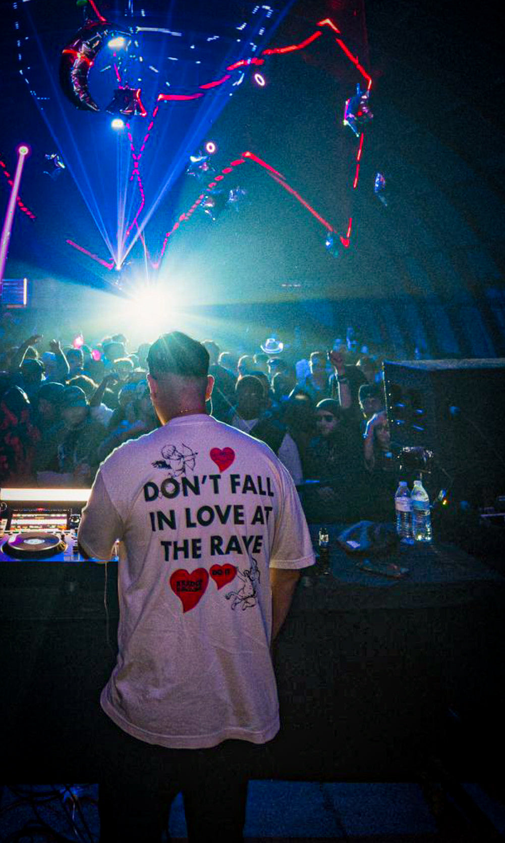 LOVE AT THE RAVE T-SHIRT
