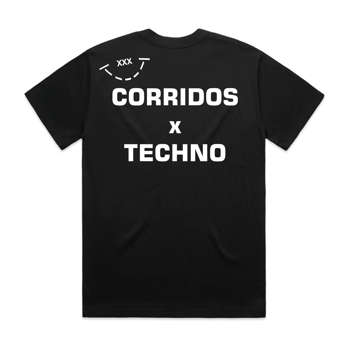 CORRIDOS X TECHNO T-SHIRT (BLACK)