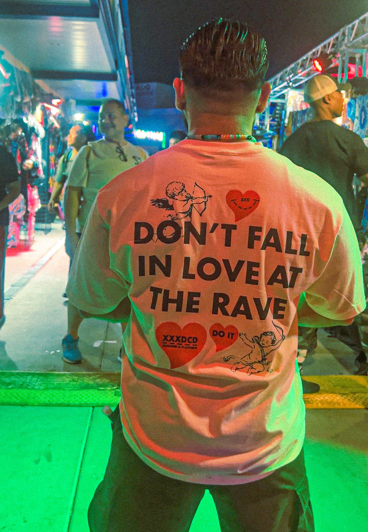 LOVE AT THE RAVE T-SHIRT