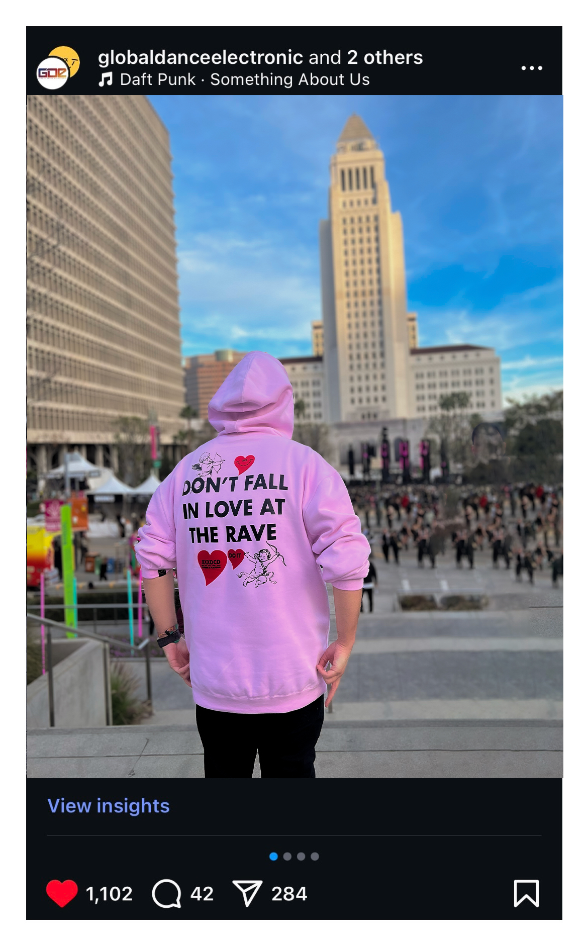 LOVE AT THE RAVE HOODIE