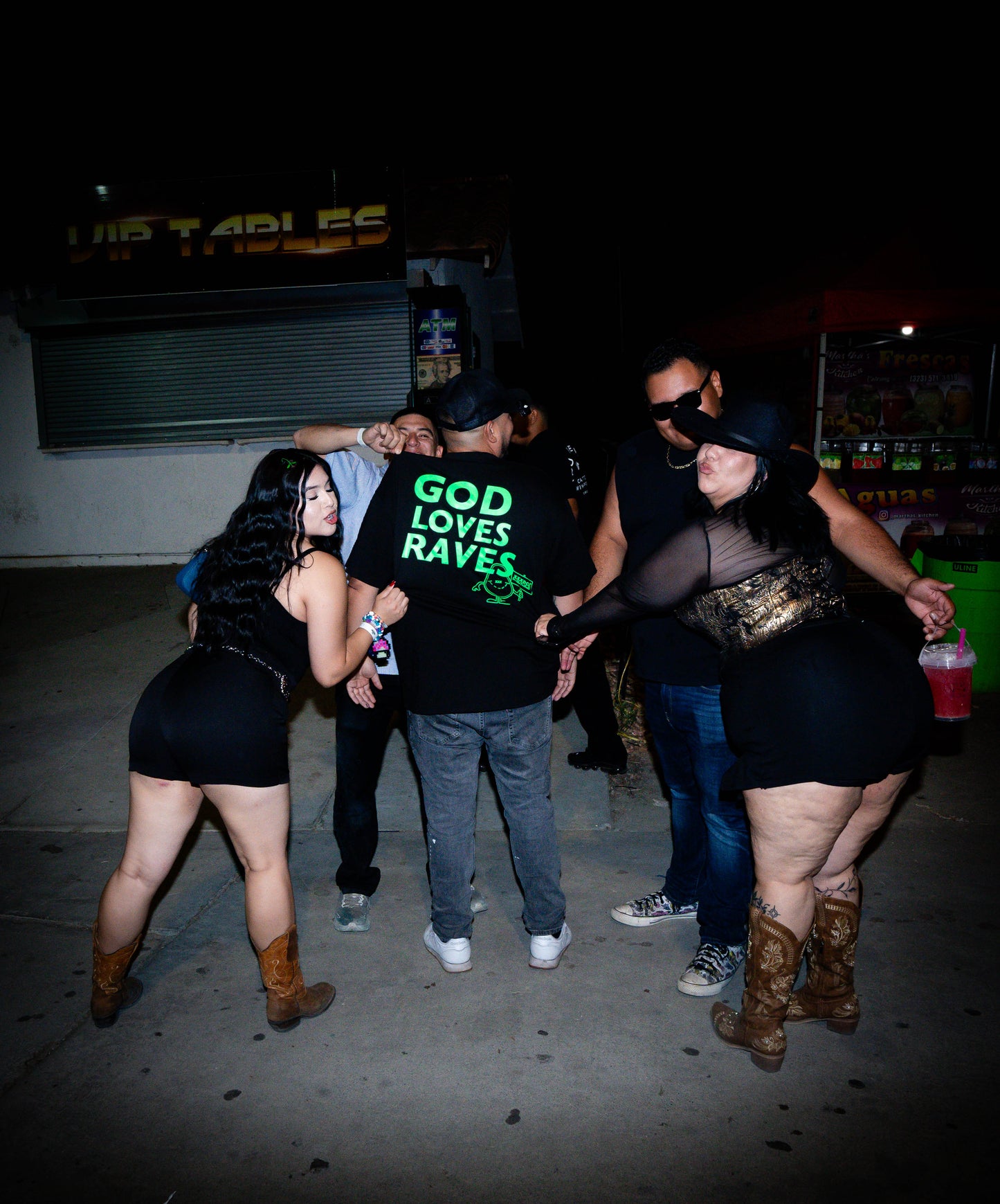 GOD LOVES RAVES T-SHIRT