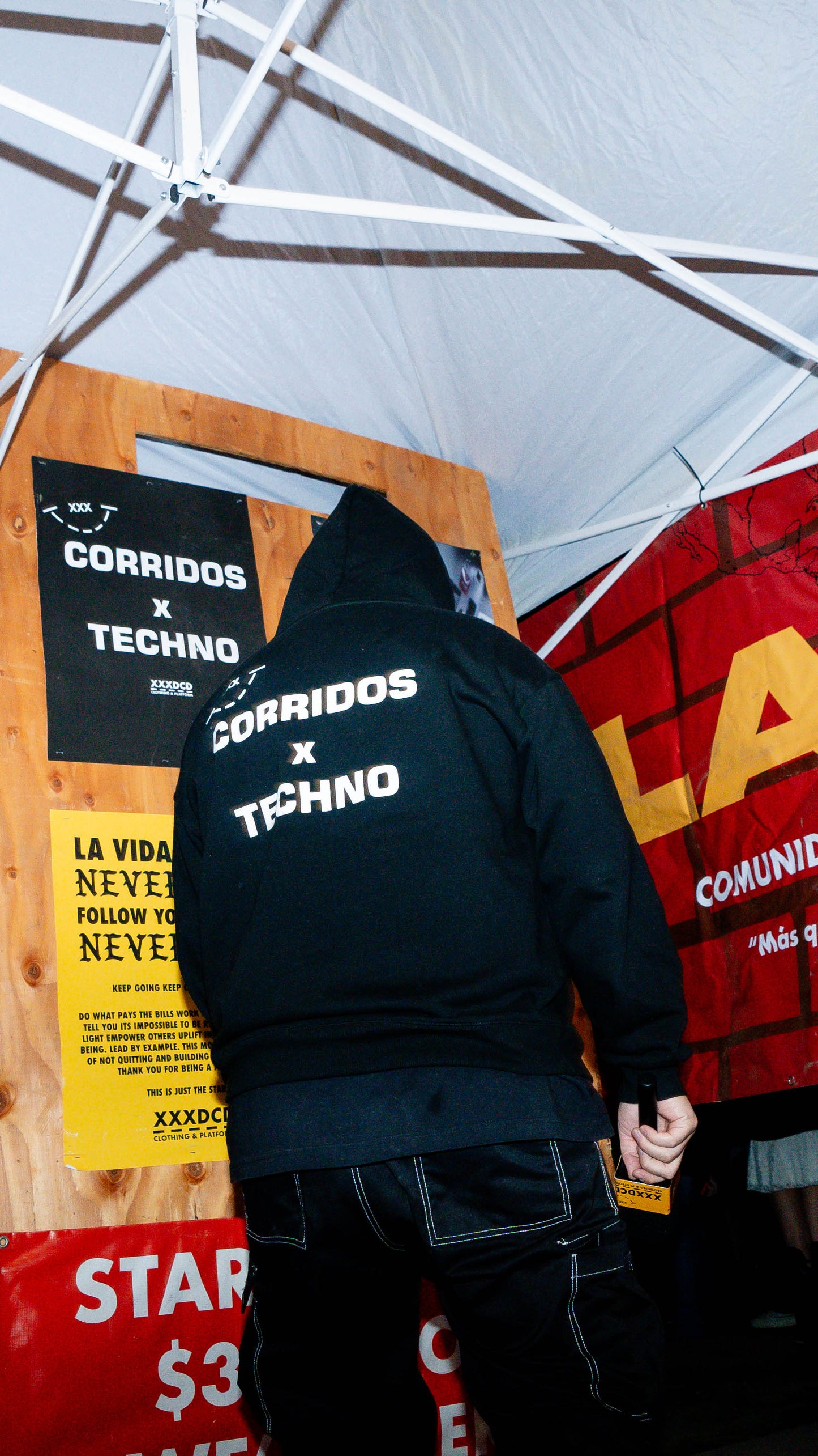 CORRIDOS X TECHNO HOODIE