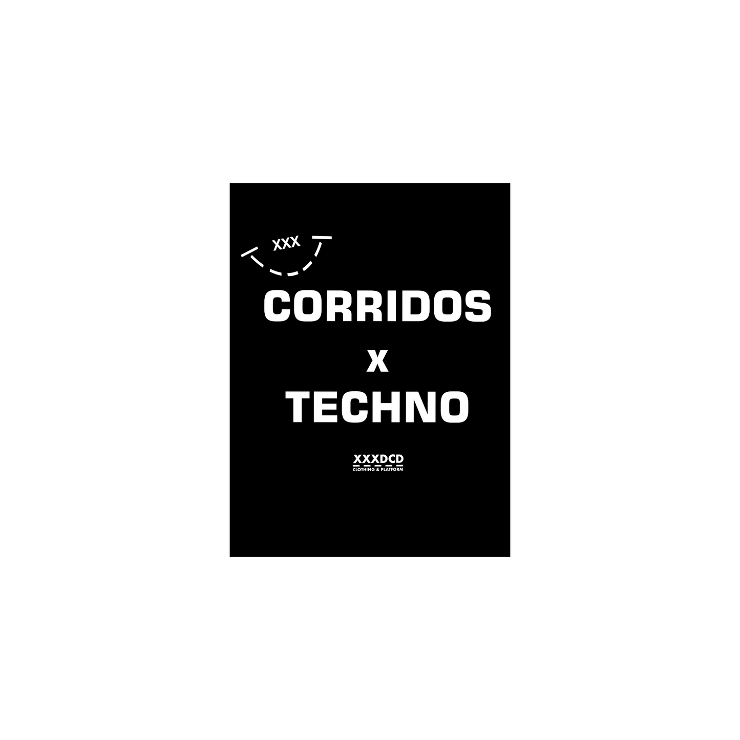 CORRIDOS X TECHNO POSTER