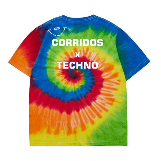 CORRIDOS X TECHNO TIE DYE T-SHIRT (LIMITED)