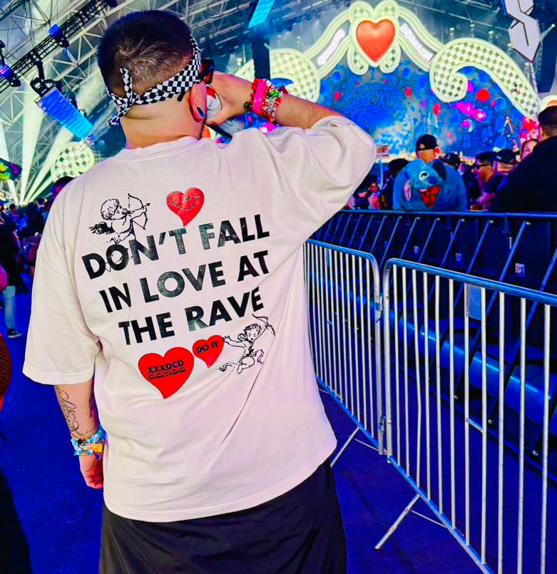 LOVE AT THE RAVE T-SHIRT
