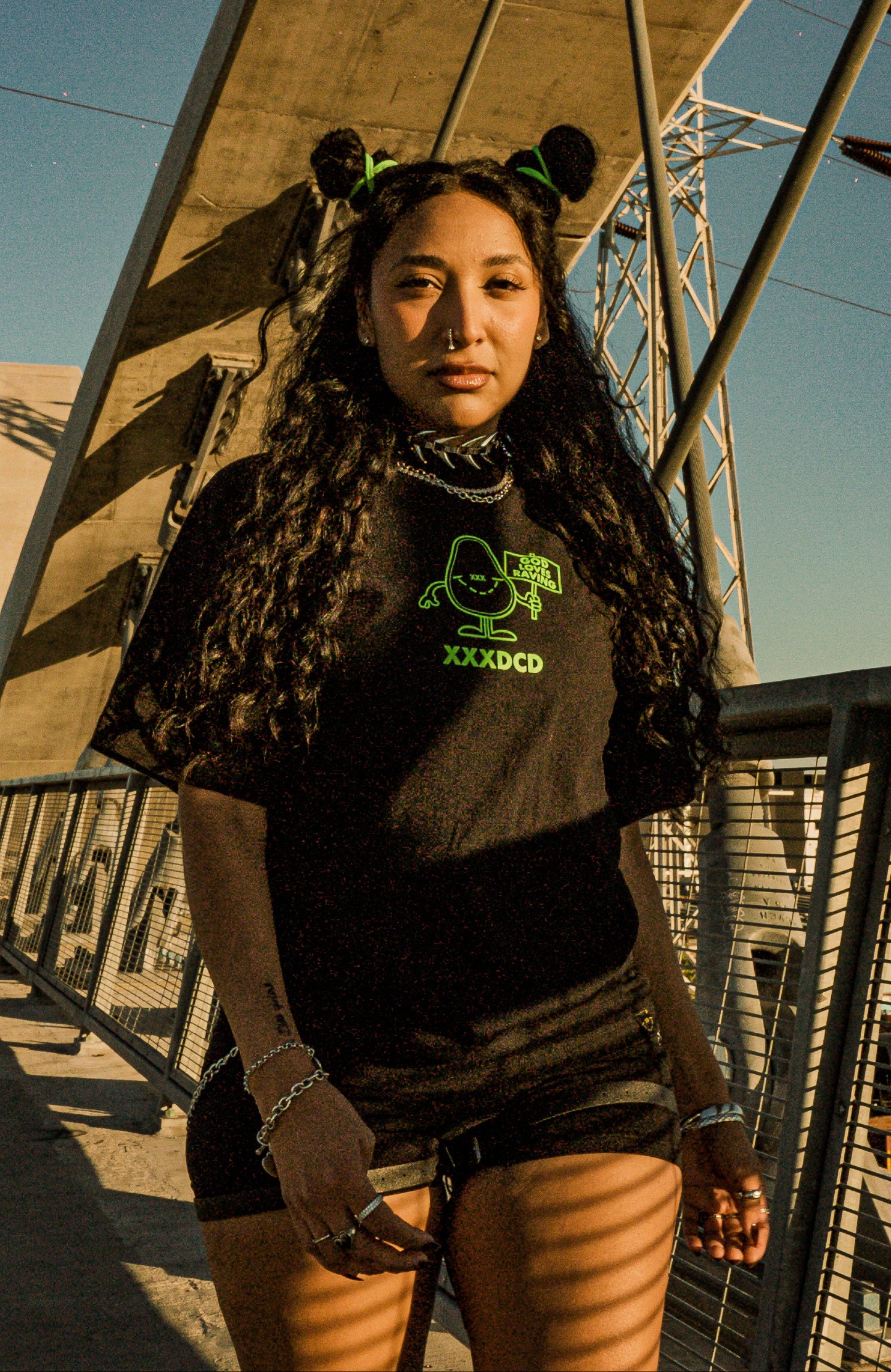 GOD LOVES RAVES T-SHIRT