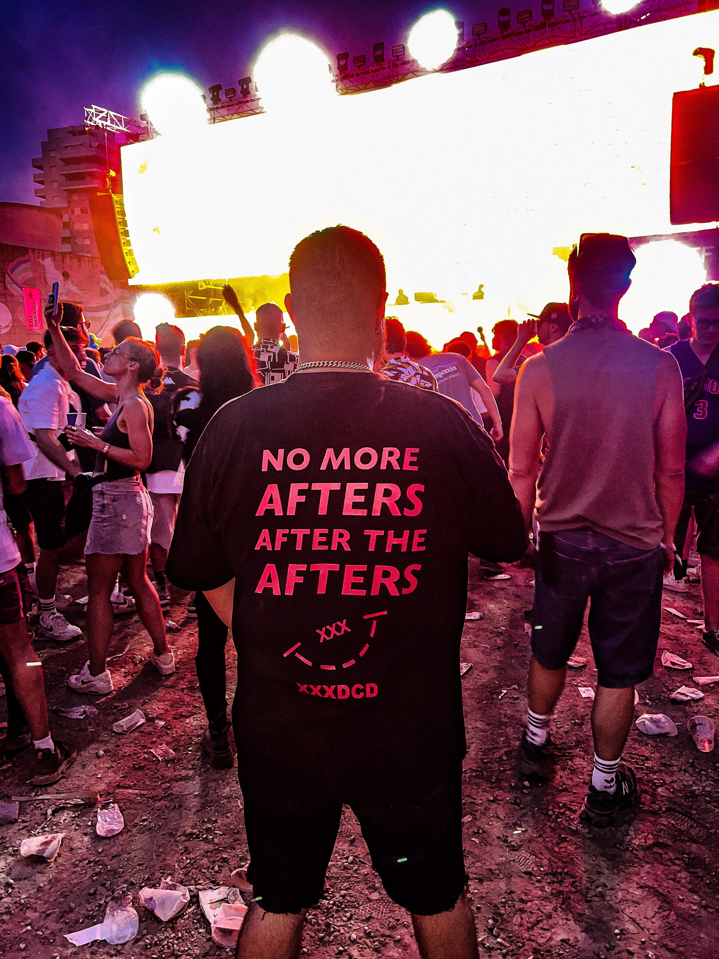 NO MORE AFTERS AFTER THE AFTERS T-SHIRT(BLACK) – XXXDCD CLOTHING