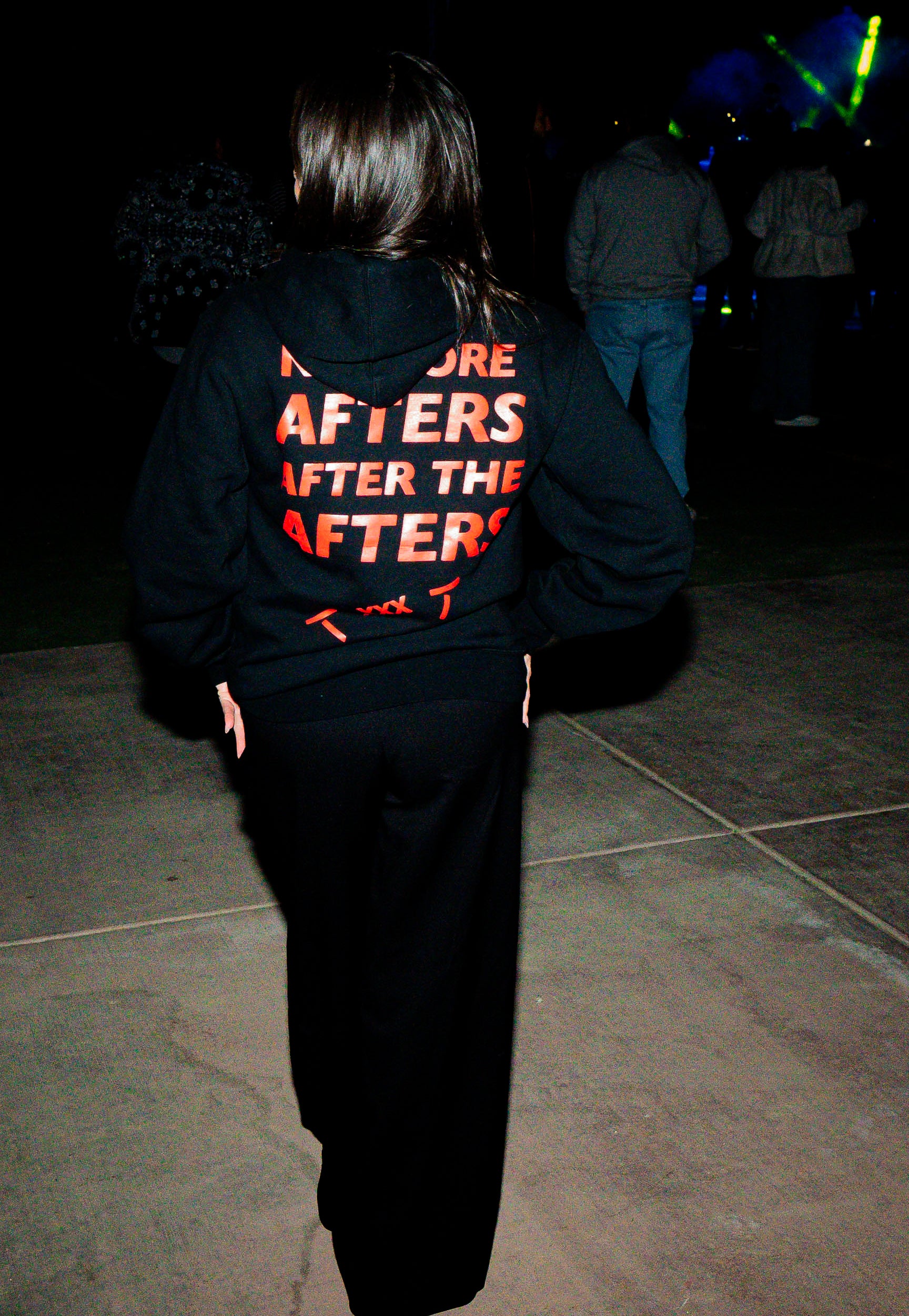 トップス n clothing XXDEVELOPMENT AfterHoodie w/f NO MORE AFTERS AFTER THE AFTERS HOODIE (BLACK) – XXXDCD CLOTHING