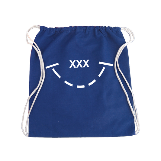 TRIPLE X SMILEY DRAWSTRING BAG